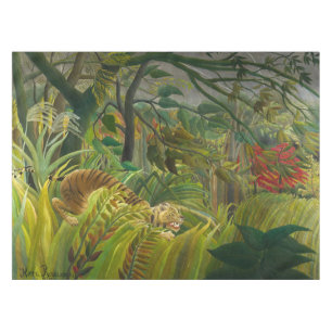 Henri Rousseau - überrascht! Tischdecke