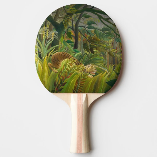 Henri Rousseau - überrascht! Tischtennis Schläger (Vorderseite)