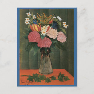 Henri Rousseaus Blumen in einer Vase (1909) Postkarte