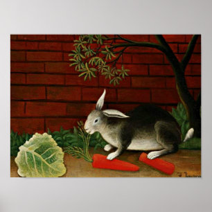 Henri Rousseaus Gemälde, Rabbit Poster