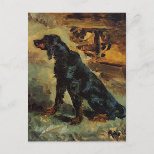 Henri Toulouse-Lautrec- Dun, a Gordon Setter Postkarte