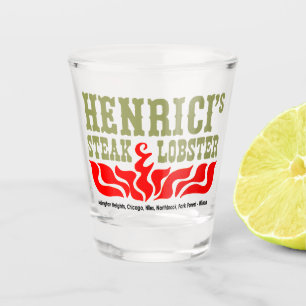 Henrici's Restaurant, Steak & Lobster, Chicago, IL Schnapsglas