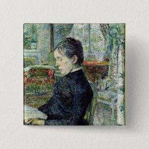 Henride Toulouse-Lautrec   Adele Tapie de Celeyra Button