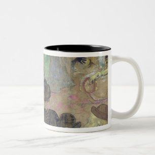 Henride Toulouse-Lautrec , das am Rouge tanzt: Zweifarbige Tasse