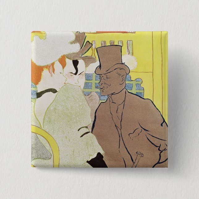 Henride Toulouse-Lautrec | das Engländer an Button (Vorderseite)