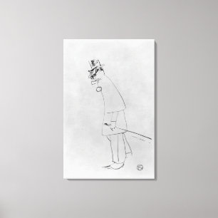 Henride Toulouse-Lautrec   ein Haus-Doktor Leinwanddruck