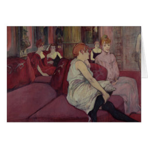 Henride Toulouse-Lautrec   im Salon am Ru