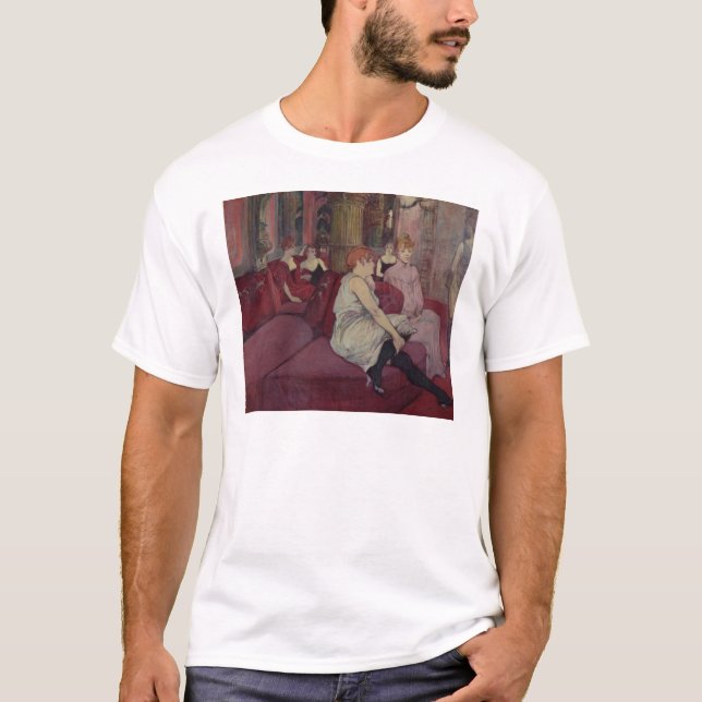Henride Toulouse-Lautrec | im Salon am Ru T-Shirt (Vorderseite)