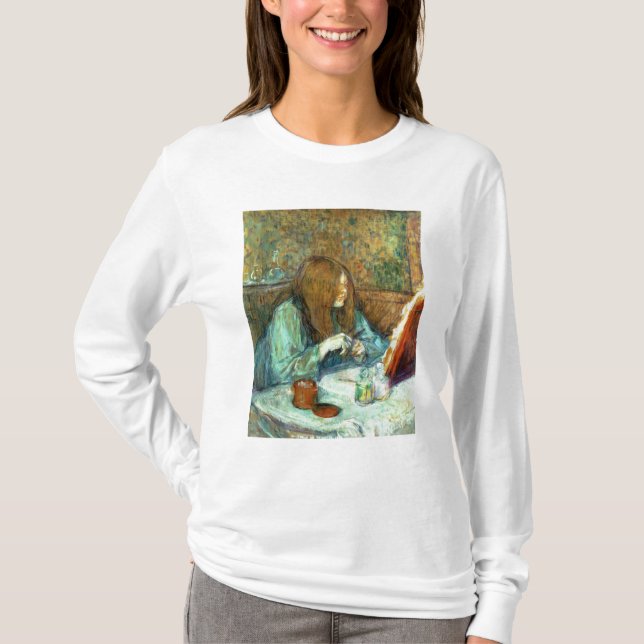 Henride Toulouse-Lautrec | Madame Poupoule an ihr T-Shirt (Vorderseite)