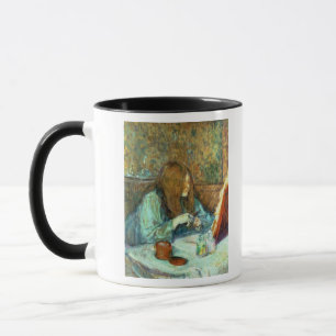 Henride Toulouse-Lautrec   Madame Poupoule an ihr Tasse