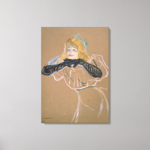 Henride Toulouse-Lautrec   Yvette Guilbert singi Leinwanddruck