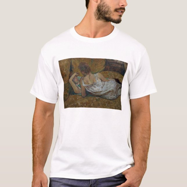Henride Toulouse-Lautrec | zwei Freunde (Pastell) T-Shirt (Vorderseite)