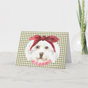 Henrietta, die Havanese-Grußkarte Karte