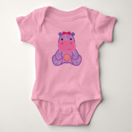 Henrietta Hippo Romper Baby Showgeschenk Strampler