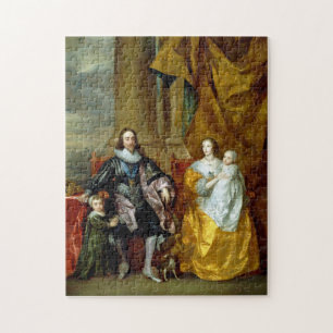 Henrietta Maria und Charles I von Van Dyck Puzzle