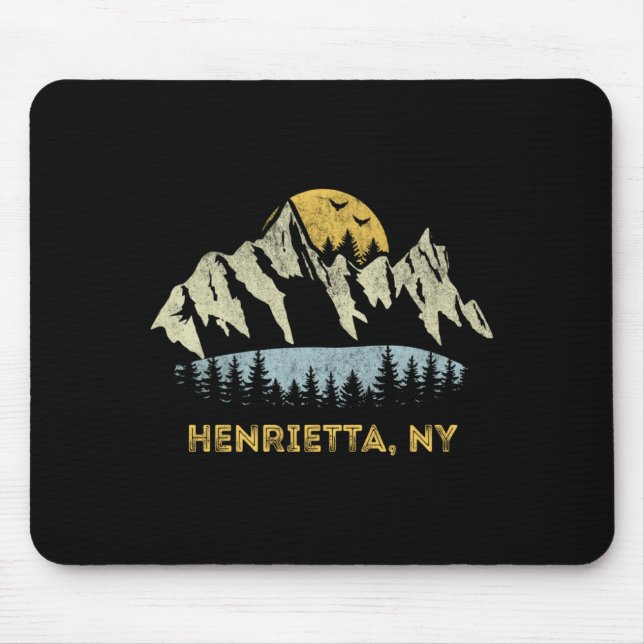 Henrietta New York Mountain Sunset Sunrise Ny  Mousepad (Vorne)