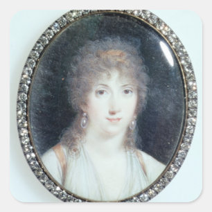 Henriette Lucy Dillon (1770-1853) Quadratischer Aufkleber