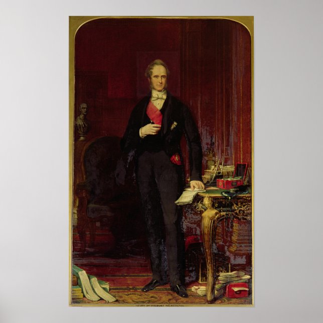 Henry, 3. Viscount Palmerston Poster (Vorne)