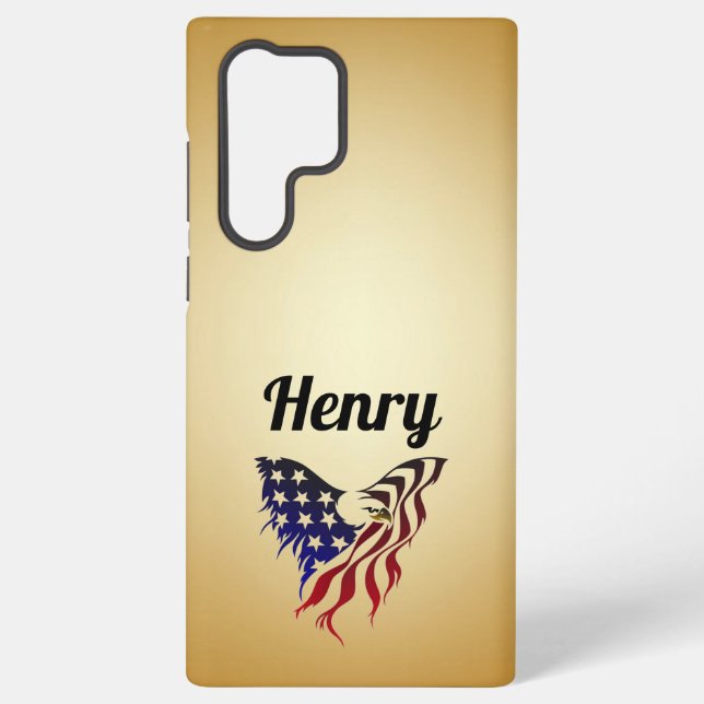 Henry-Adlerflagge Samsung Galaxy Hülle (Rückseite)