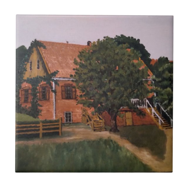 Henry B. Pauls Rosenthal House Keramik Tile Fliese (Vorderseite)