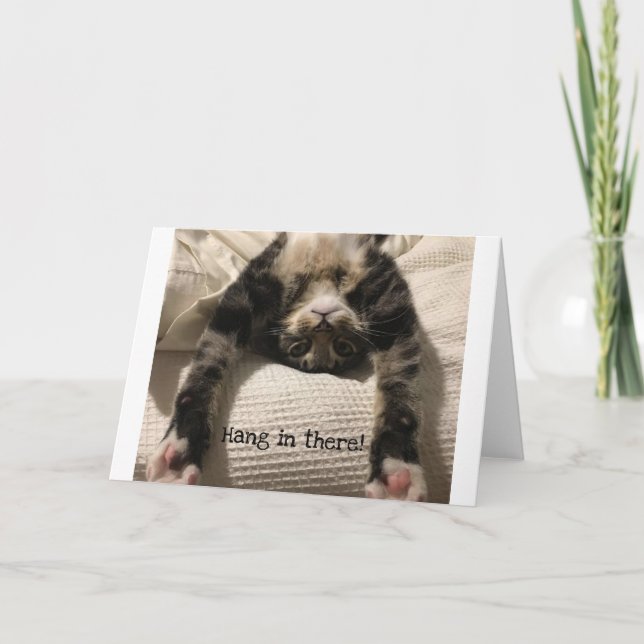 Henry Cat erzielt bald gute Ermutigung oder Beilei Karte (Vorderseite)