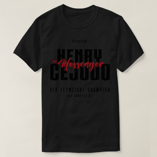 Henry Cejudo Der Messenger 5 T-Shirt (Design vorne)