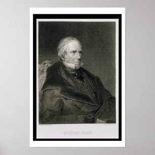 Henry Clay, engraved by Alfred Sealey (d.1862) aft Poster