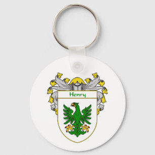Henry Coat of Arms (Mantled) Schlüsselanhänger
