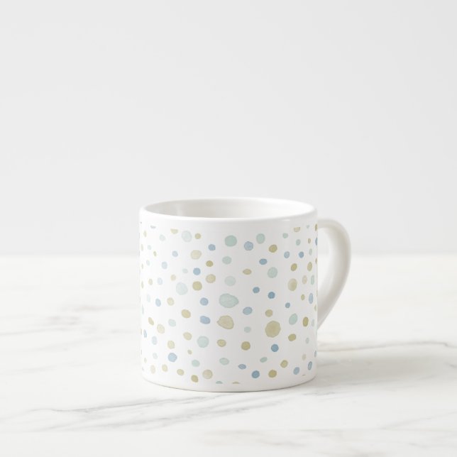 Henry Confetti Watercolor Dots Espresso Tasse (Vorderseite Rechts)