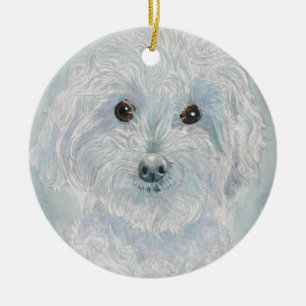 Henry das Maltipoo Keramik Ornament