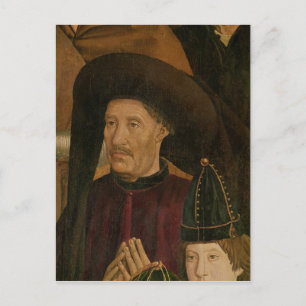 Henry das Navigatordetail vom Polyptych Postkarte