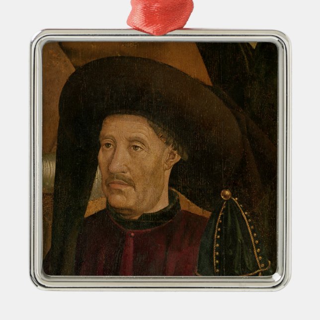 Henry das Navigatordetail vom Polyptych Silbernes Ornament (Vorne)