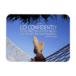 Henry David Thoreau Inspiration Vertrauen Magnet