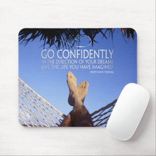 Henry David Thoreau Inspiration Vertrauen Mousepad