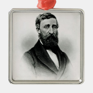 Henry David Thoreau Ornament Aus Metall