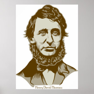 Henry David Thoreau-Plakat Poster