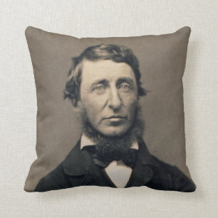 Henry David Thoreau-Porträt Maxham Daguerreotype Kissen