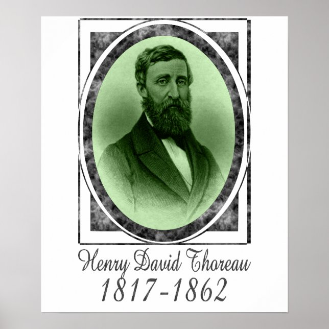 Henry David Thoreau Poster (Vorne)