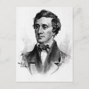 Henry David Thoreau Postkarte