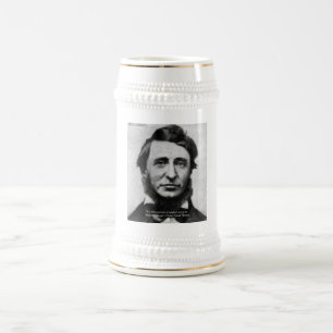 Henry David Thoreau Quote Bierglas