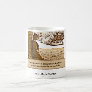 Henry David Thoreau - Zitat Kaffeetasse