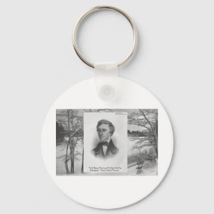Henry David Thoreau Zitat Schlüsselanhänger