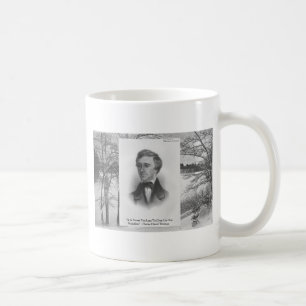 Henry David Thoreau Zitat Tasse