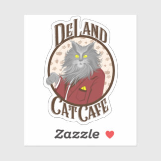 Henry DeCat in Red Aufkleber