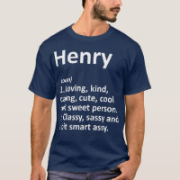 HENRY Definition Personalisiert Name Funny Gift
