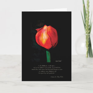Henry die Tulpe-Birnen-Gruß-Karte Karte