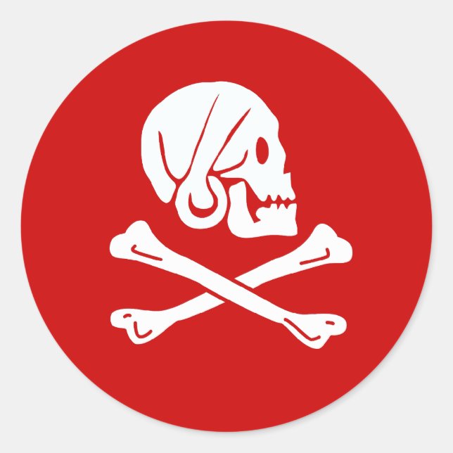 Henry Every Aufkleber (rot) (Vorderseite)