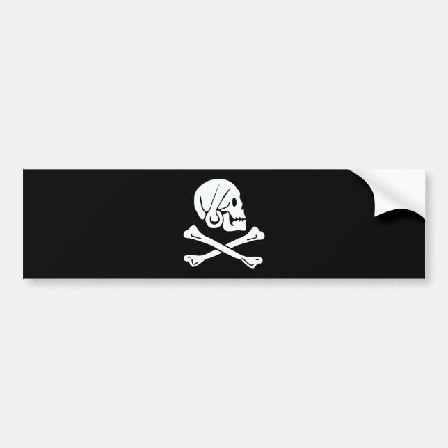 Henry Every Flag Pirate Flag Autoaufkleber (Vorne)