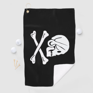 Henry Every Flag Pirate Flag Golfhandtuch