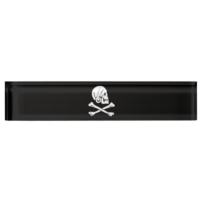 Henry Every Flag Pirate Flag Namensplakette (Vorderseite)